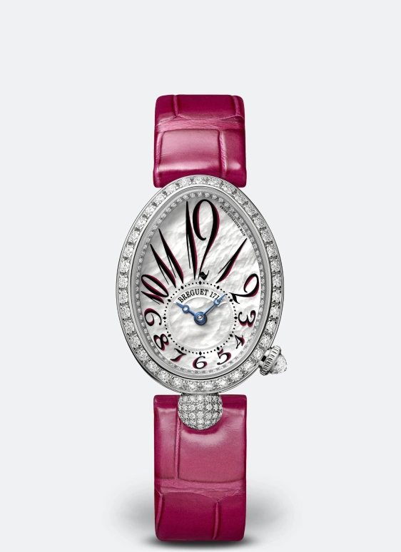 Breguet,Reine de Naples 33x24.95mm,33x24.95mm,White Gold,Silver White,Automatic,38hours,In-house Caliber,8928BB,8928BB/5P/944/DD0D/D00D3L