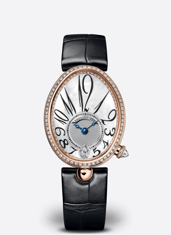 Breguet,Reine de Naples 36.50x28.45mm,36.50x28.45mm,Rose Gold,Silver White,Automatic,45hours,In-house Caliber,8918BR,8918BR/58/964/D00D3L