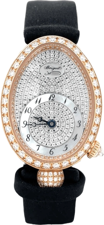 Breguet,Reine de Naples 33x24.95mm,33x24.95mm,Rose Gold,Silver,Grey,Automatic,38hours,In-house Caliber,8928BR,8928BR/8D/844/DD0D