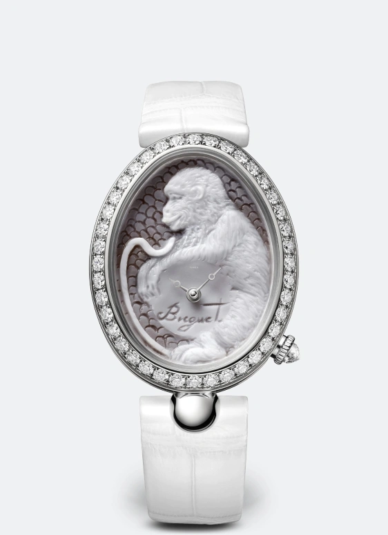 Breguet,Reine de Naples 40x31.95mm,40x31.95mm,White Gold,Silver White,Automatic,44hours,In-house Caliber,8958BB,8958BB/55/974 08/D00D