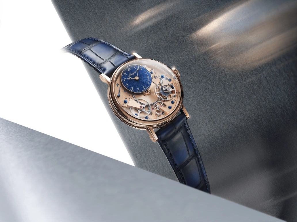Breguet,Tradition 38mm,38mm,Breguet gold,Blue,Gold,Automatic,Retrograde,50hours,7035BH,7035BH/H2/9V6