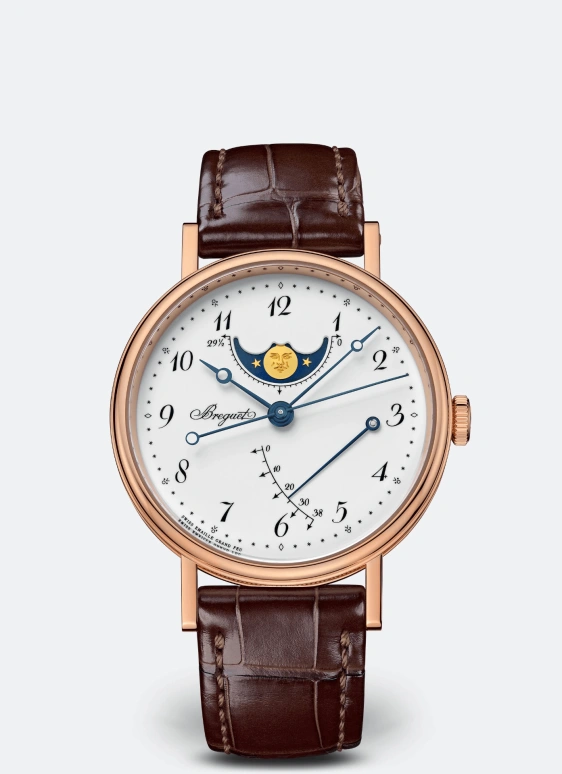 Breguet,Classique 36mm,36mm,Rose Gold,Silver White,Automatic,38hours,In-house Caliber,8787BR,8787BR/29/986