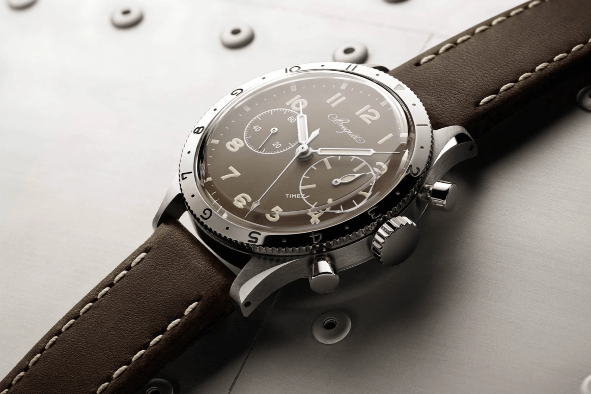 Breguet,Type XX - XXI - XXII 38.30mm,38.30mm,Stainless Steel,Bronze,Handwound,Chronograph,45hours,2065ST,2065ST/Z5/398