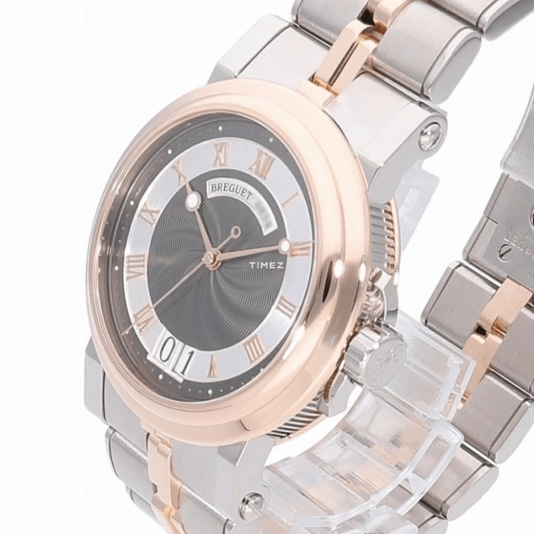 Breguet,Marine 39mm,39mm,White Gold,Black,Silver,Automatic,Big Date,65hours,5817BE,5817BE/Z2/EVO