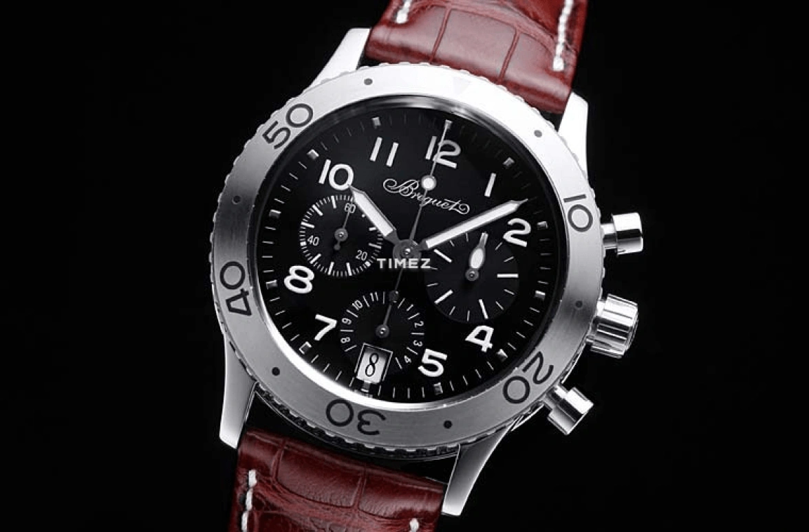 Breguet,Type XX - XXI - XXII 39mm,39mm,Stainless Steel,Black,Automatic,In-house Caliber,Sapphire,Crystal Glass,3820ST,3820ST/H2/9W6