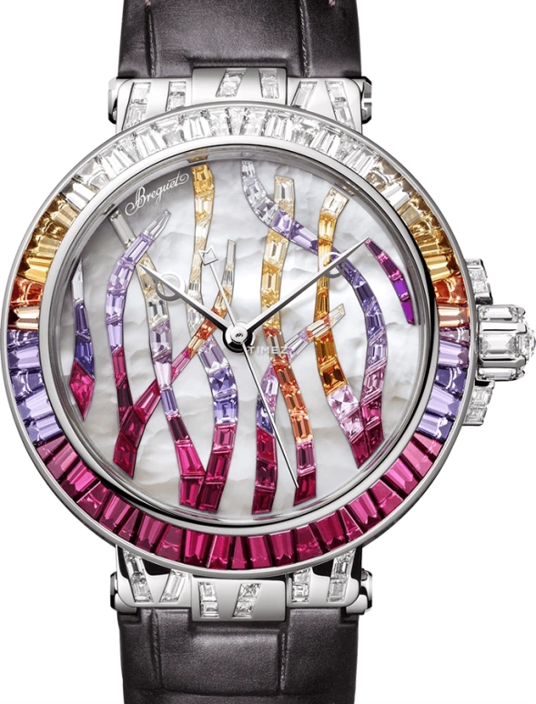 Breguet,Marine 35.80mm,35.80mm,White Gold,White,Multi-Color,Automatic,38hours,In-house Caliber,9509BB,9509BB/5R/984/RD0R