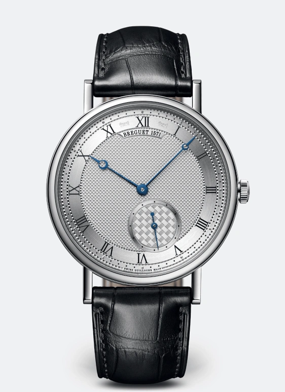 Breguet,Classique 40mm,40mm,White Gold,Silver,Automatic,Day,45hours,7147BB,7147BB/12/9WU