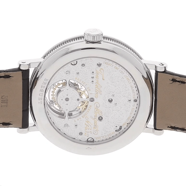 Breguet,Classique Complications 39mm,39mm,Platinum,Silver,Grey,Handwound,Tourbillon,In-house Caliber,5357PT,5357PT/1B/9V6