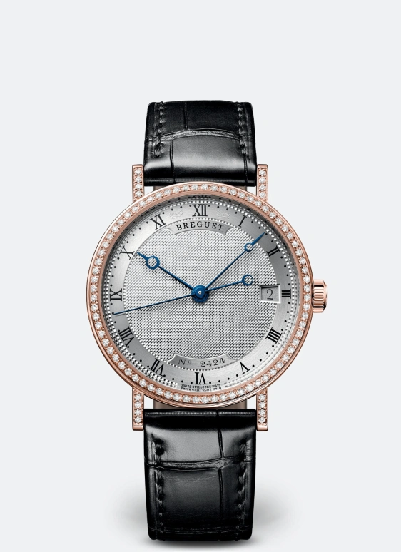 Breguet,Classique 33.50mm,33.50mm,Rose Gold,Silver,Automatic,Date,38hours,9068BR,9068BR/12/976/DD00