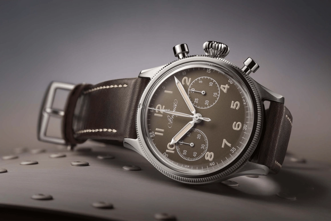 Breguet,Type XX - XXI - XXII 38.30mm,38.30mm,Stainless Steel,Bronze,Copper,Handwound,Chronograph,45hours,2055ST,2055ST/Z5/398