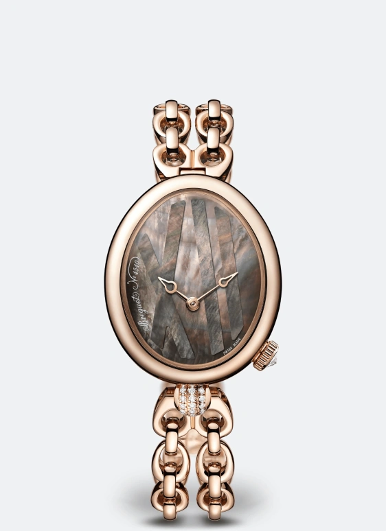 Breguet,Reine de Naples 32.70x27.30mm,32.70x27.30mm,Rose Gold,Black,Automatic,38hours,In-house Caliber,9808BR,9808BR/5T/J50/0D00