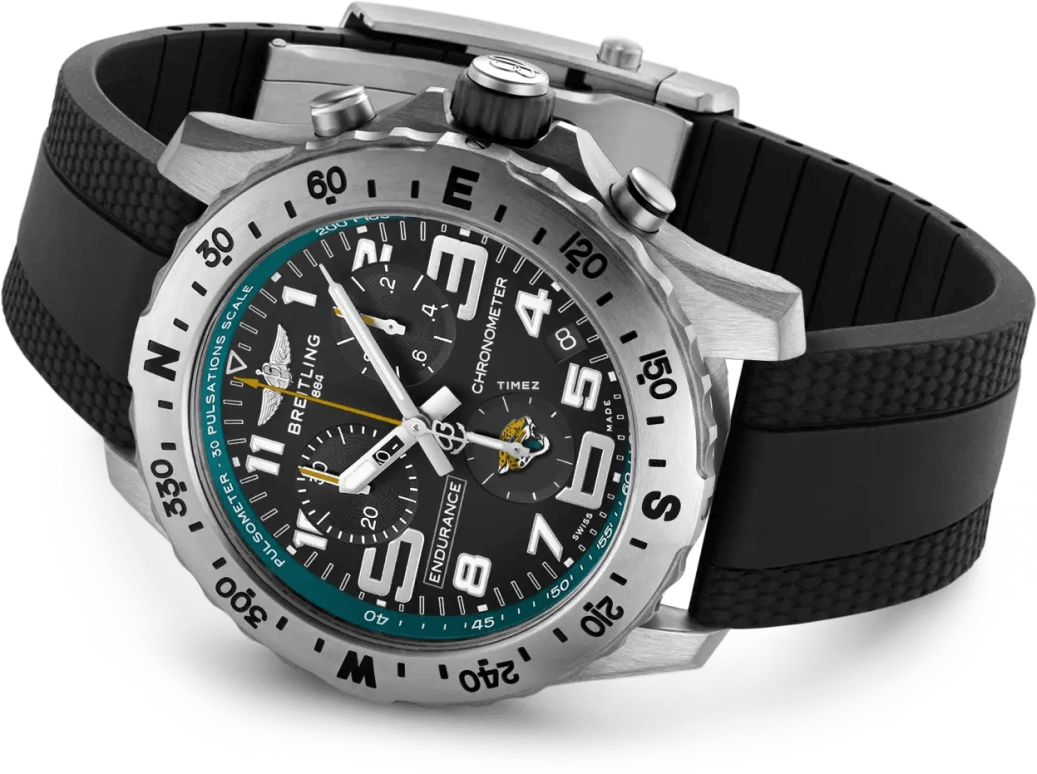 Breitling,Endurance Pro 44mm,44mm,Titanium,Black,Quartz,Chronograph,Day,E823106A1BJS1