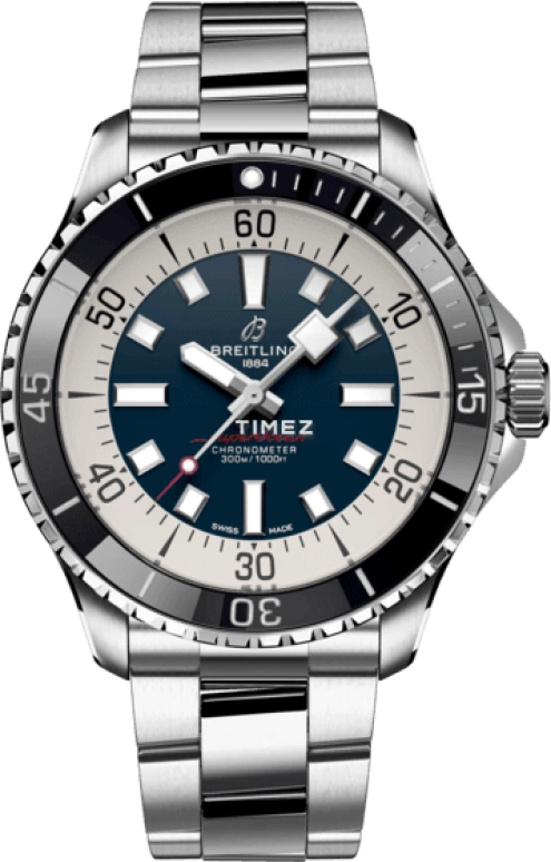 Breitling,Superocean 44mm,44mm,Stainless Steel,Blue,Automatic,40hours,In-house Caliber,A17376211C1A1