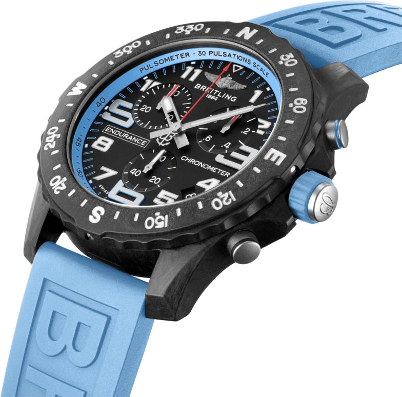 Breitling,Endurance Pro 44mm,44mm,Titaplast,Black,Quartz,Chronograph,Day,X82310281B1S1