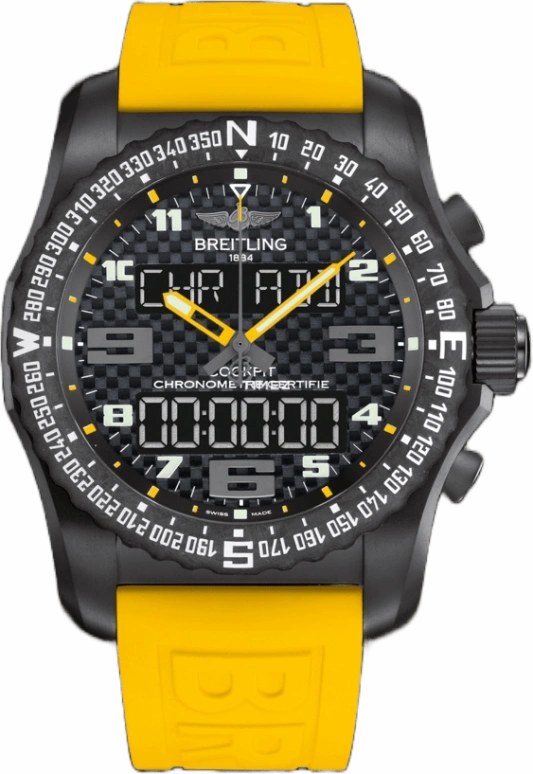 Breitling,Professional 46mm,46mm,Titanium Gold,Black,Quartz,In-house Caliber,Sapphire,VB50128Y,VB50128Y.BE74.242S.V20DSA.2