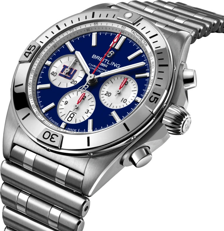 Breitling,Chronomat 42mm,42mm,Stainless Steel,Blue,Automatic,Chronograph,Day,AB01342B1CAA1