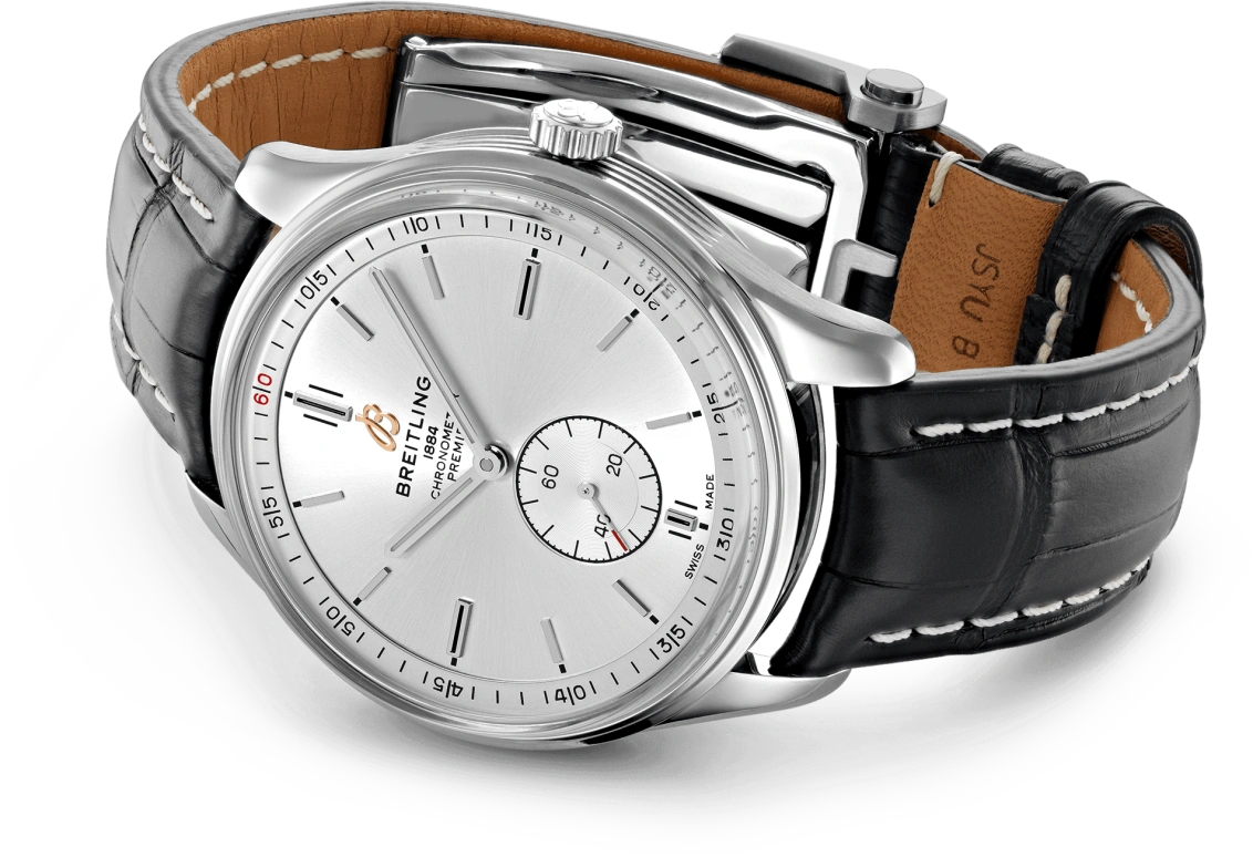 Breitling,Premier 40mm,40mm,Stainless Steel,Silver,Automatic,Chronograph,Date,A37340351G1P1