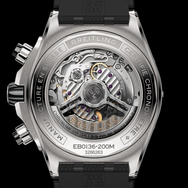 Breitling,Chronomat 44mm,44mm,Titanium,Grey,Automatic,Chronograph,Day,EB0136251M1S1