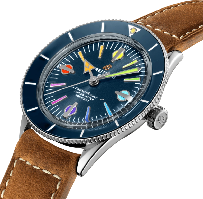 Breitling,Superocean Heritage 42mm,42mm,Stainless Steel,Blue,Automatic,42hours,In-house Caliber,A103702A1C1X2