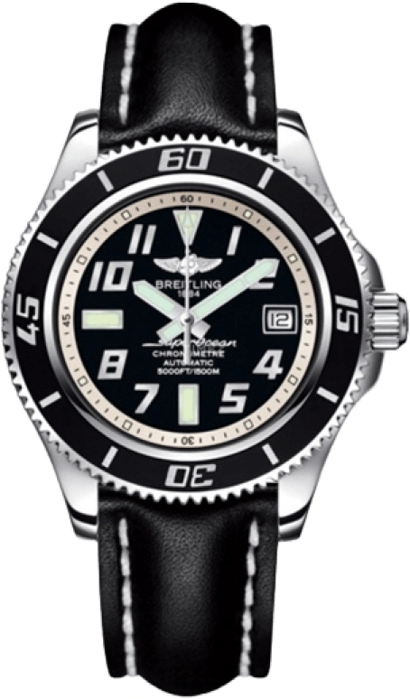 Breitling,Superocean 42mm,42mm,Stainless Steel,Black,Automatic,Day,40hours,A1736402,A1736402/BA29/428X