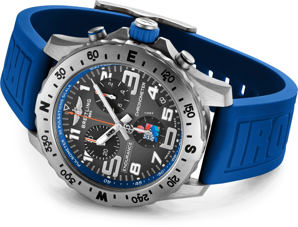 Breitling,Endurance Pro 44mm,44mm,Titanium,Grey,Quartz,Chronograph,Day,E823103A1M1S1