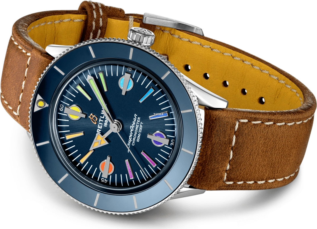 Breitling,Superocean Heritage 42mm,42mm,Stainless Steel,Blue,Automatic,42hours,In-house Caliber,A103702A1C1X2