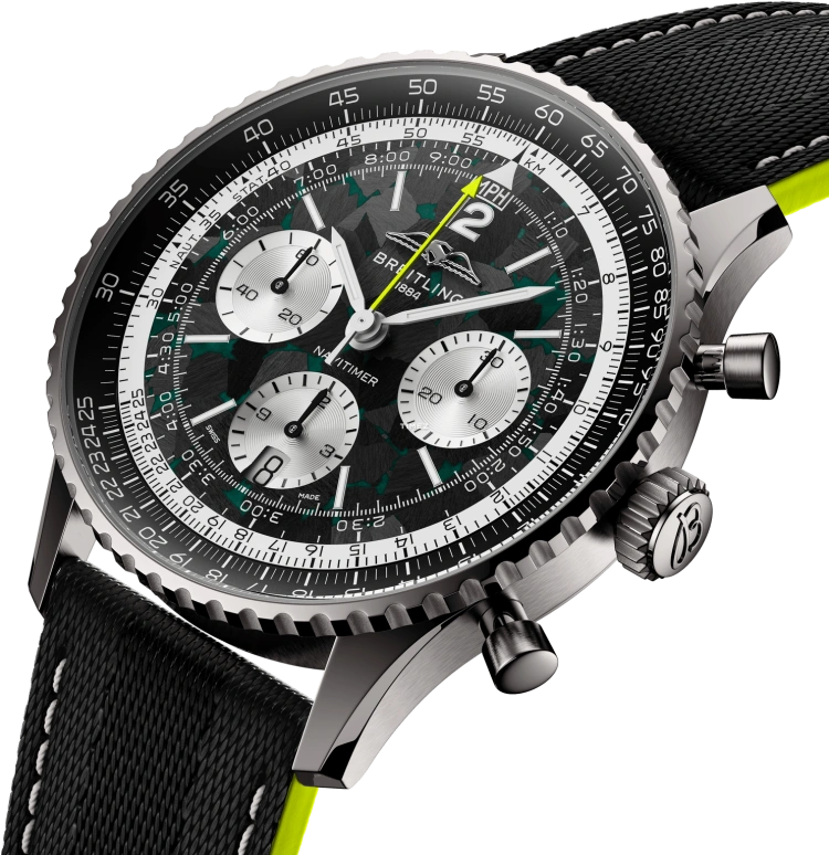 Breitling,Navitimer 43mm,43mm,Titanium,Grey,Automatic,Chronograph,Day,EB01381A1B1X1