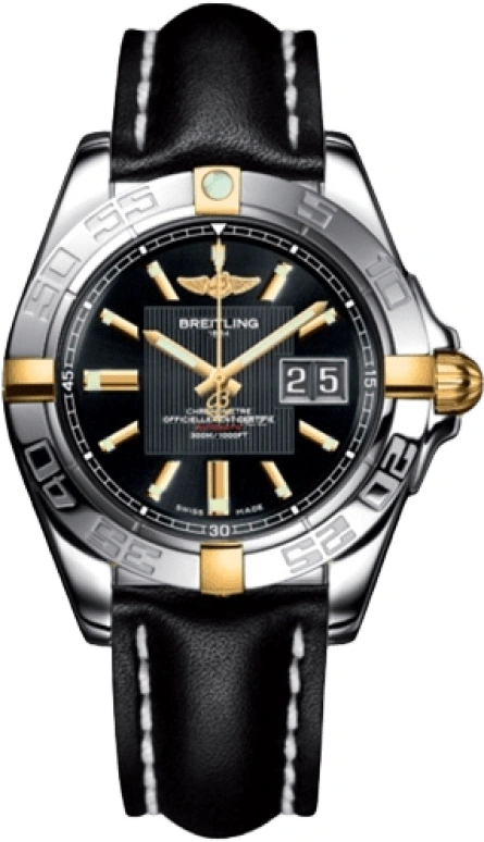 Breitling,Galactic 41mm,41mm,Rose Gold,Stainless Steel,Black,Automatic,Big Date,42hours,B49350L2,B49350L2/BA08/428X