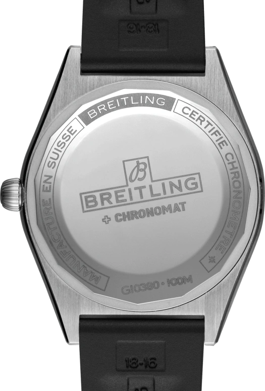 Breitling,Chronomat 36mm,36mm,Stainless Steel,White Gold,Ice Blue,Automatic,Chronograph,Day,G10380591C1S1