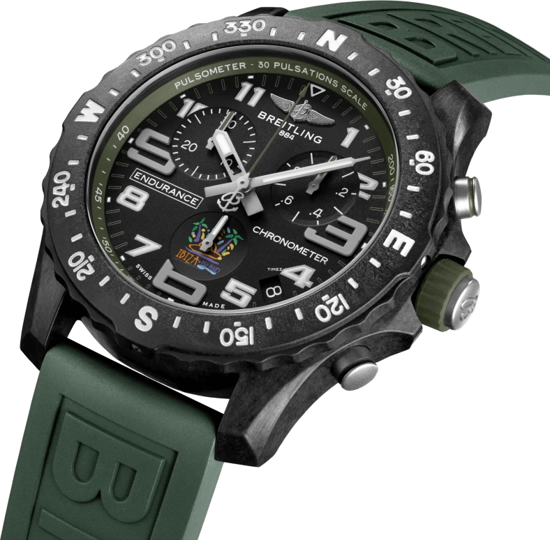 Breitling,Endurance Pro 44mm,44mm,Titaplast,Black,Quartz,Chronograph,Day,X823102D1B1S1