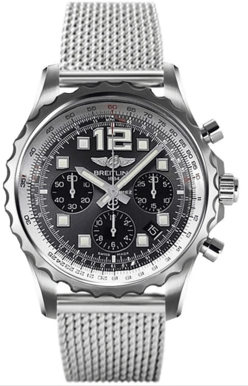 Breitling,Chronospace 46mm,46mm,Stainless Steel,Grey,Automatic,Chronograph,Day,A2336035,A2336035/F555/150A