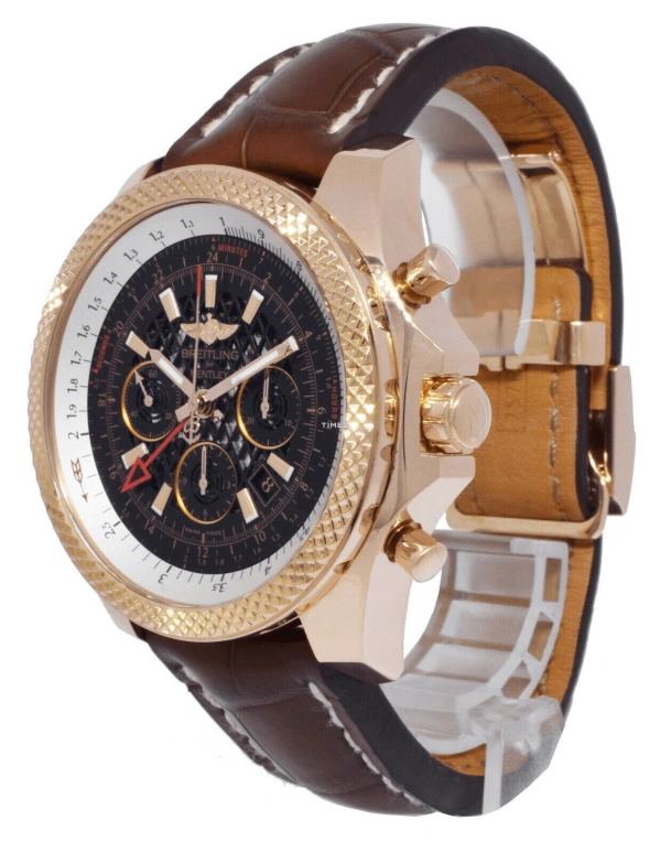 Breitling,Breitling for Bentley 49mm,49mm,Rose Gold,Black,Automatic,Chronograph,Day,Dule Time,RB043112,RB043112/BC70/761P