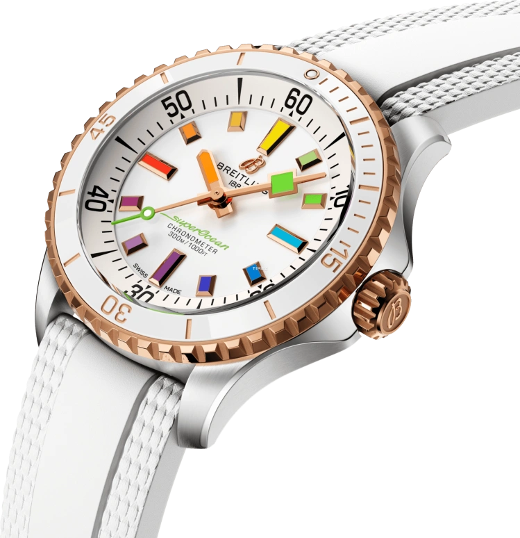 Breitling,Superocean 36mm,36mm,Stainless Steel,White,Automatic,40hours,In-house Caliber,U17377211A1S1