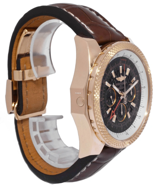 Breitling,Breitling for Bentley 49mm,49mm,Rose Gold,Black,Automatic,Chronograph,Day,Dule Time,RB043112,RB043112/BC70/761P