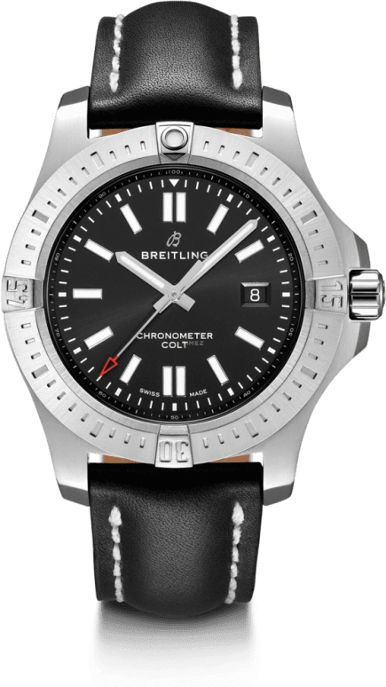 Breitling,Chronomat 44mm,44mm,Stainless Steel,Black,Automatic,Chronograph,Day,Anti-magnetic,A17388101B1X2