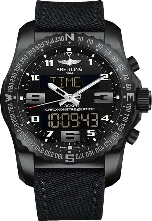 Breitling,Professional 46mm,46mm,Titanium,Titanium Gold,Black,Quartz,VB501022,VB501022/BD41/104W