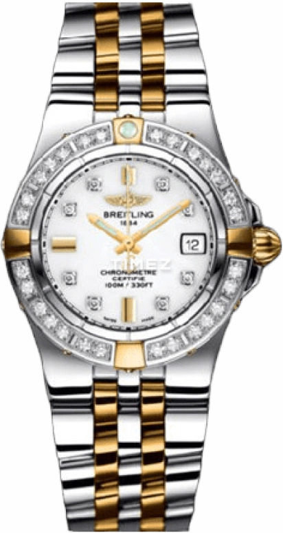 Breitling,Galactic 30mm,30mm,Stainless Steel,White,Quartz,26280hours,In-house Caliber,B71340LA,B71340LA.A714.368D
