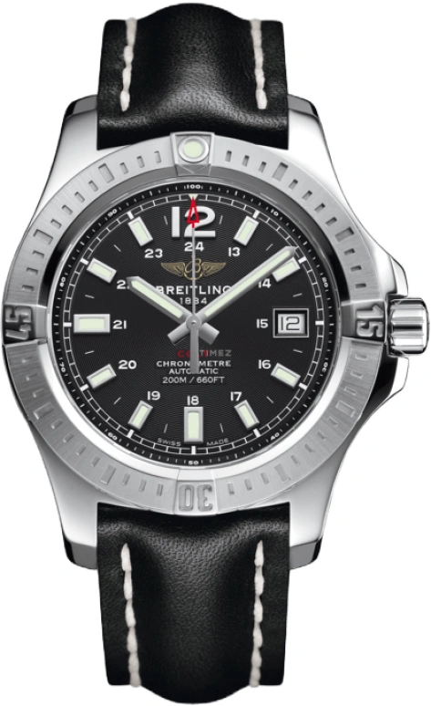 Breitling,Colt 41mm,41mm,Stainless Steel,Black,Automatic,Day,40hours,A1731311,A1731311/BE90/428X