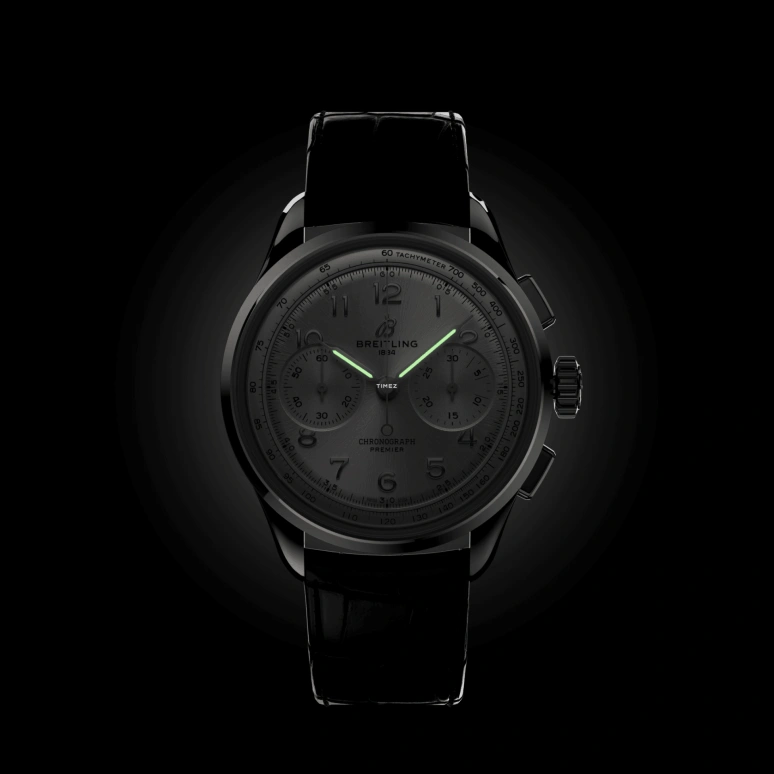 Breitling,Other 40mm,40mm,Stainless Steel,White,Handwound,Chronograph,Sapphire,Crystal Glass,AB0930371G1P1