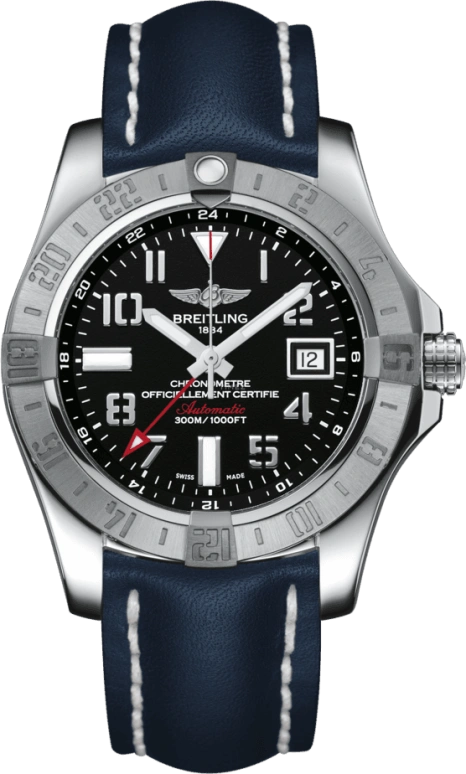 Breitling,Avenger 43mm,43mm,Stainless Steel,Black,Automatic,Date,42hours,A3239011,A3239011/BC34/112X/A20D.1
