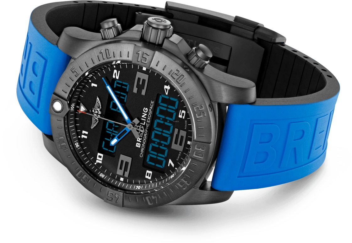 Breitling,Exospace 46mm,46mm,Titanium,Black,Quartz,Countdown,Chronograph,Perpetual Calendar,Month,In-house Caliber,Sapphire,Crystal Glass,VB5510H21B1S1