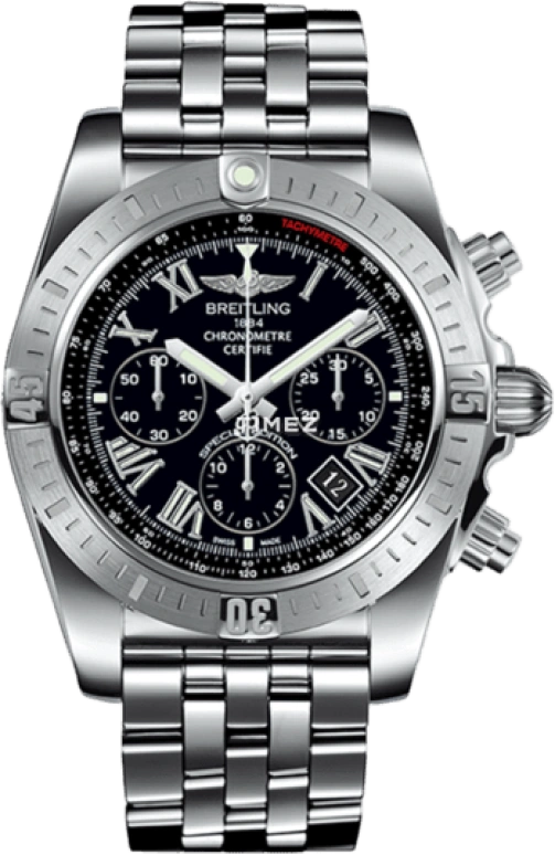 Breitling,Chronomat 44mm,44mm,Stainless Steel,Black,Automatic,AB0115111B2A1