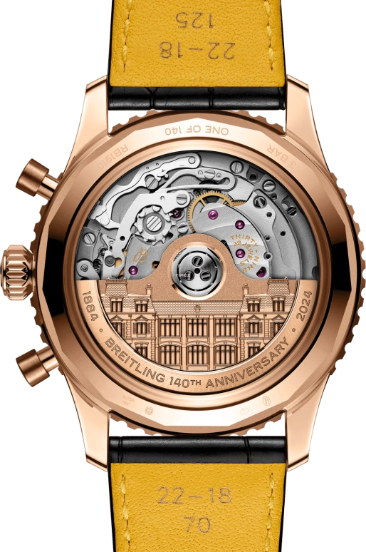 Breitling,Navitimer 43mm,43mm,Red Gold,Rose Gold,Automatic,Chronograph,Moonphase,Perpetual Calendar,Leap Year,96hours,In-house Caliber,RB19101A1H1P1