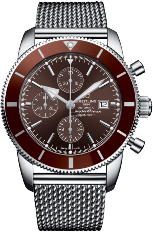 Breitling,Superocean Heritage 46mm,46mm,Stainless Steel,Bronze,Automatic,Chronograph,Date,Compass,A13312331Q1A1