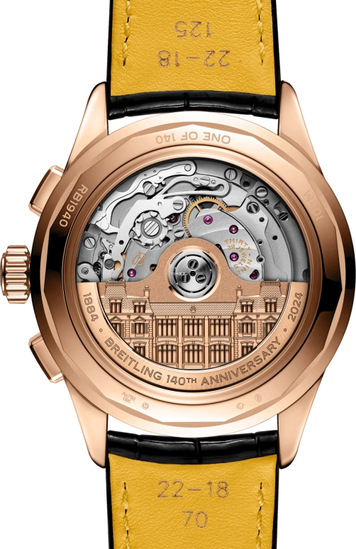 Breitling,Premier 42mm,42mm,Red Gold,Black,Automatic,Chronograph,Moonphase,Perpetual Calendar,Leap Year,96hours,In-house Caliber,RB19401A1B1P1