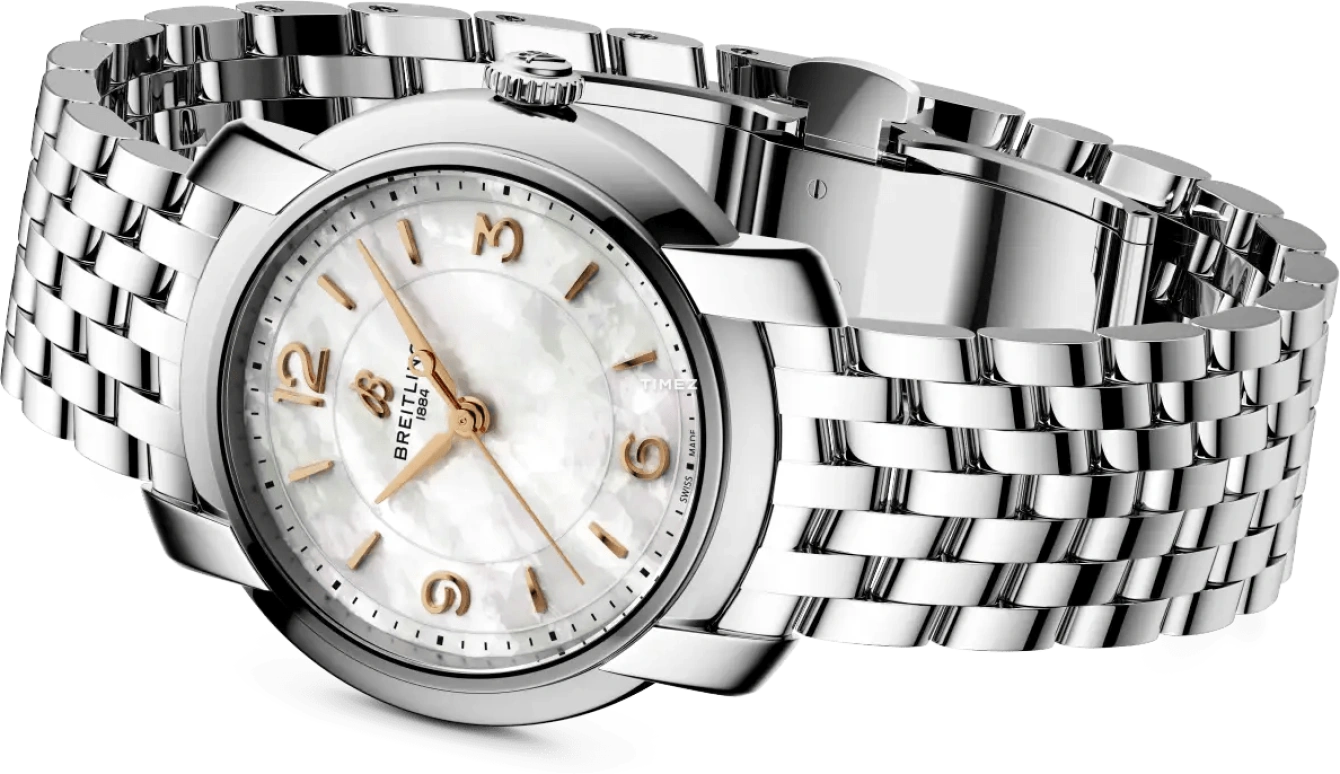 Breitling,Premier 32mm,32mm,Stainless Steel,White,Quartz,26280hours,In-house Caliber,A77330121A2A1