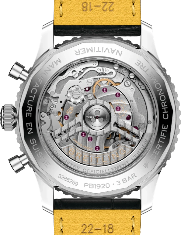 Breitling,Navitimer 43mm,43mm,Platinum,Stainless Steel,Ice Blue,Automatic,Chronograph,Moonphase,Perpetual Calendar,Leap Year,96hours,In-house Caliber,PB1920251C1P1