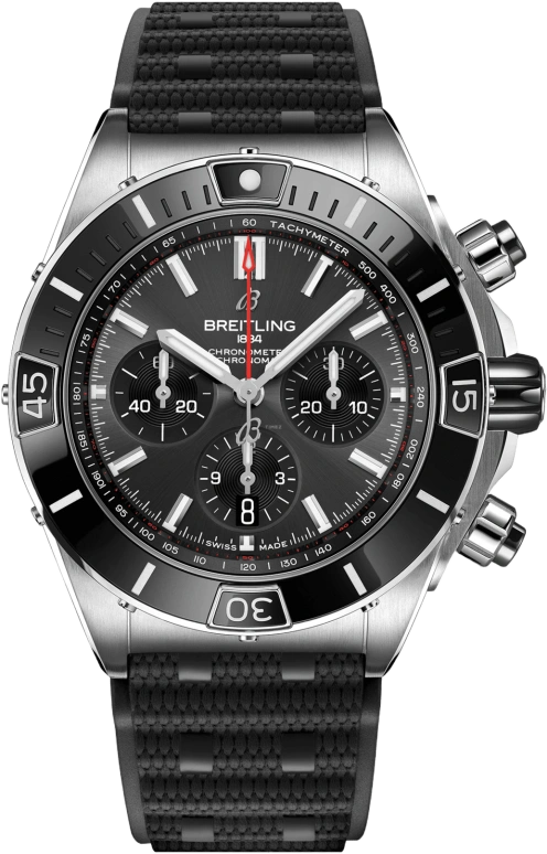 Breitling,Chronomat 44mm,44mm,Ceramic,Stainless Steel,Grey,Black,Automatic,Chronograph,Day,AB0136251B2S1