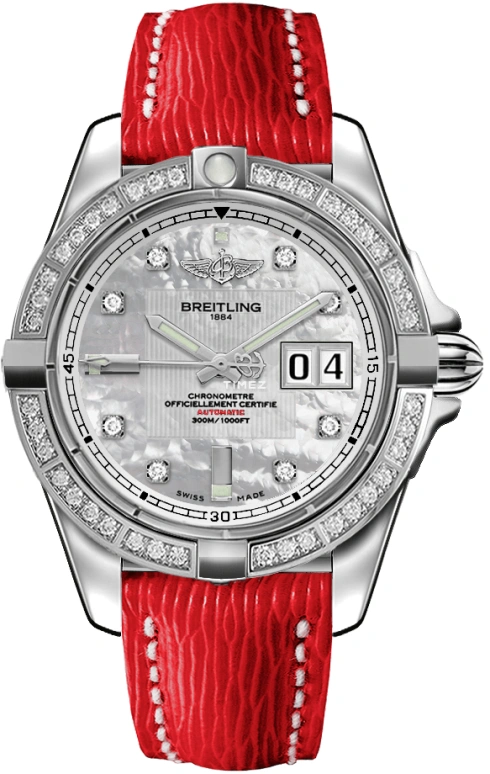Breitling,Galactic 41mm,41mm,Stainless Steel,White,Automatic,Big Date,42hours,A49350LA,A49350LA/A702/219X