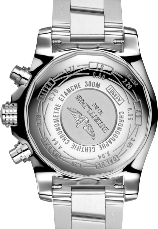 Breitling,Avenger 43mm,43mm,Stainless Steel,Blue,Automatic,Chronograph,Date,Compass,A13381111C1A1